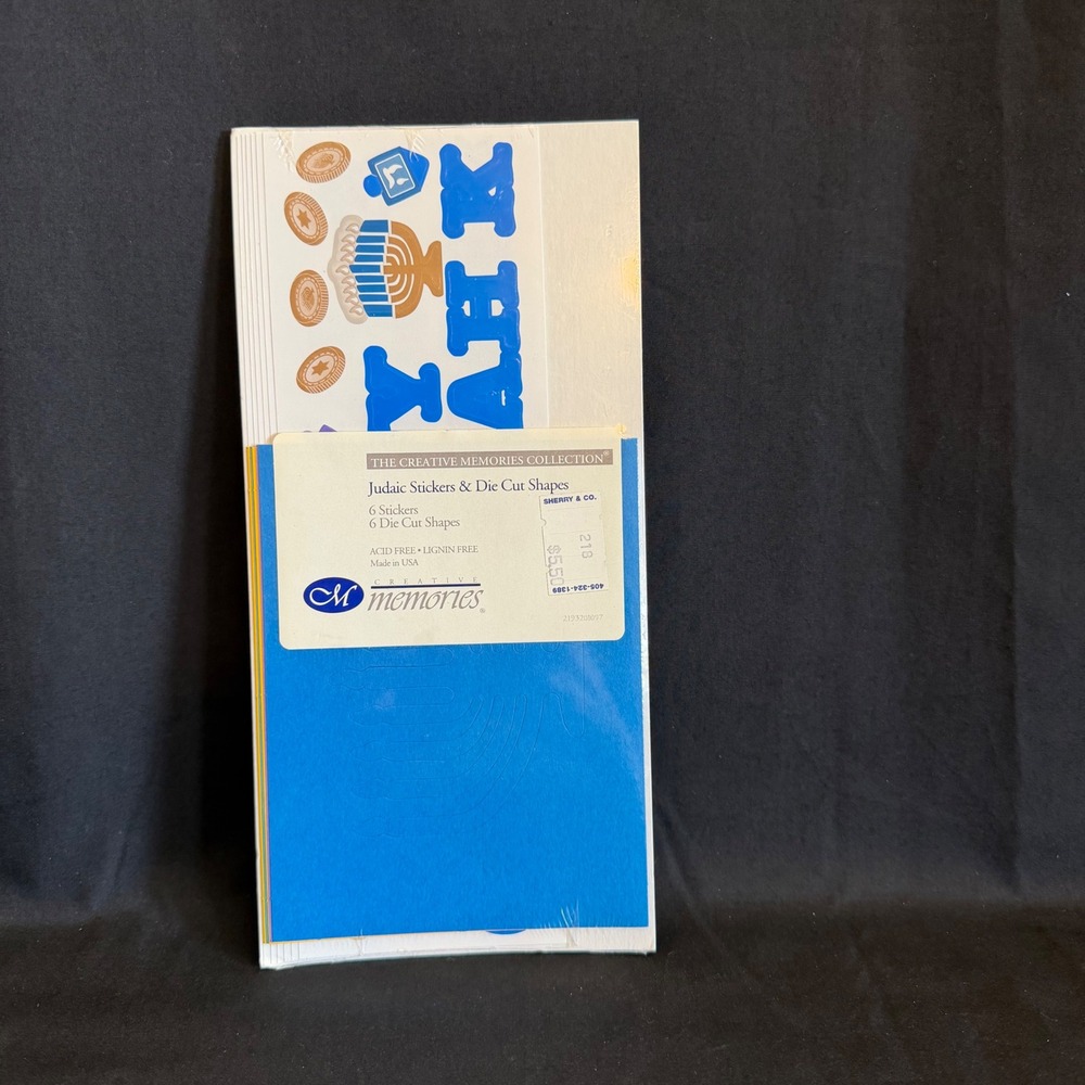 Creative Memories Judaic Stickers‎ & Die Cut Shapes Hanukkah Scrapbooking Set